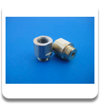 Adapter without gauge, stainless steel or brass 