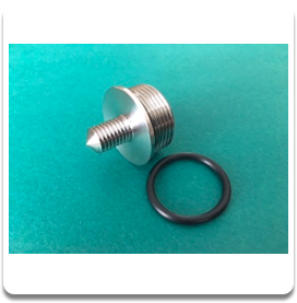 IN STOCK  Boiler cap base in stainless steel without knob. O-ring included.